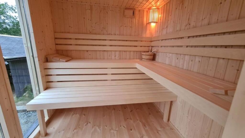 Dziki Zakatek Piskornia Dom Z Sauna Esterno foto